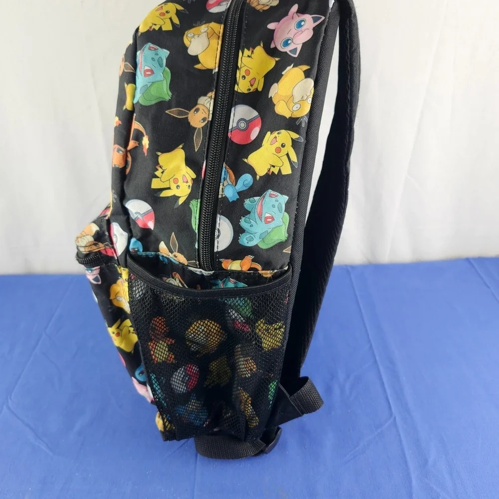 Bioworld‎ Pokemon Kanto Kids Black Backpack Charizard Starters Water Pouches